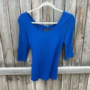 Deb tshirt blouse see through back size small